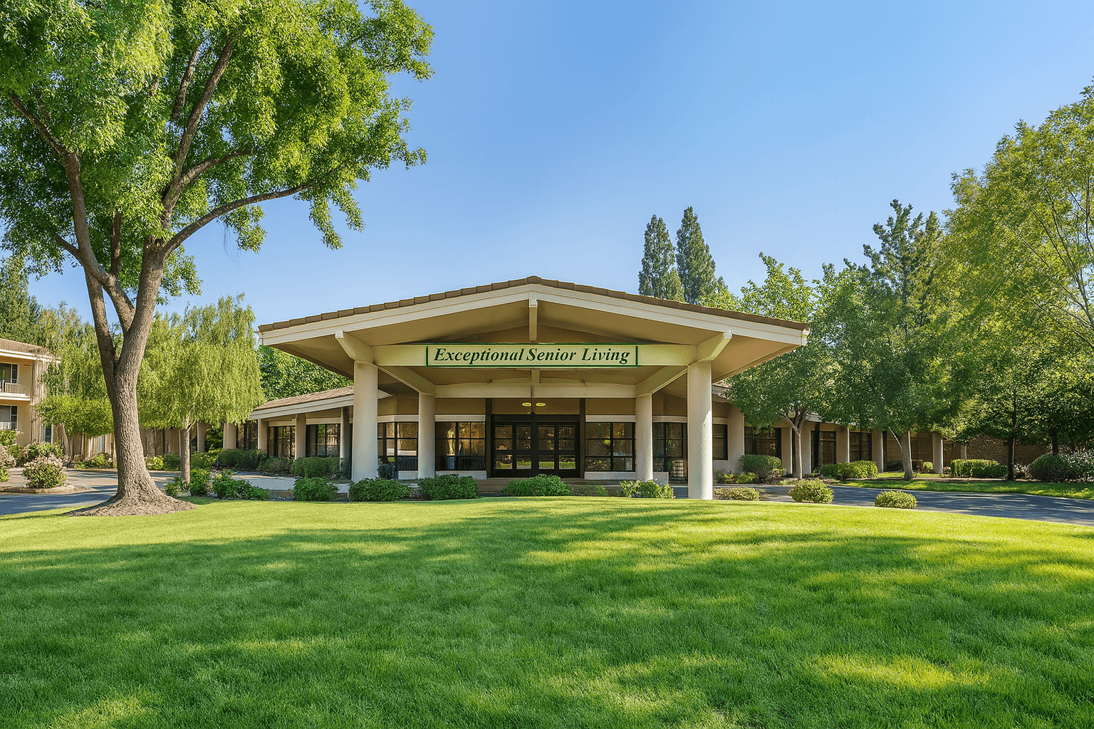 Exterior of Brookdale Senior Living in San Jose, California