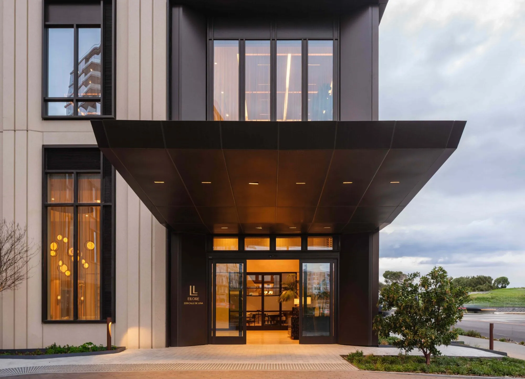 Exterior of Ellore Luxury Senior Living in Santa Clara